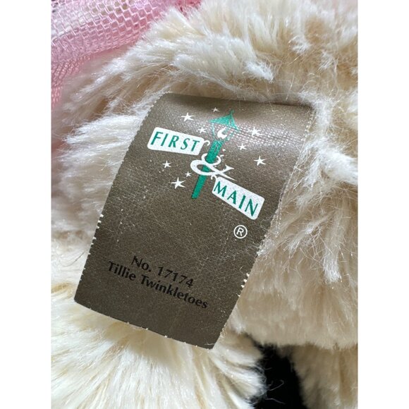 First & Main Tillie Twinkletoes Ballerina Teddy Bear With Pink Tutu & Flower - Picture 6 of 7